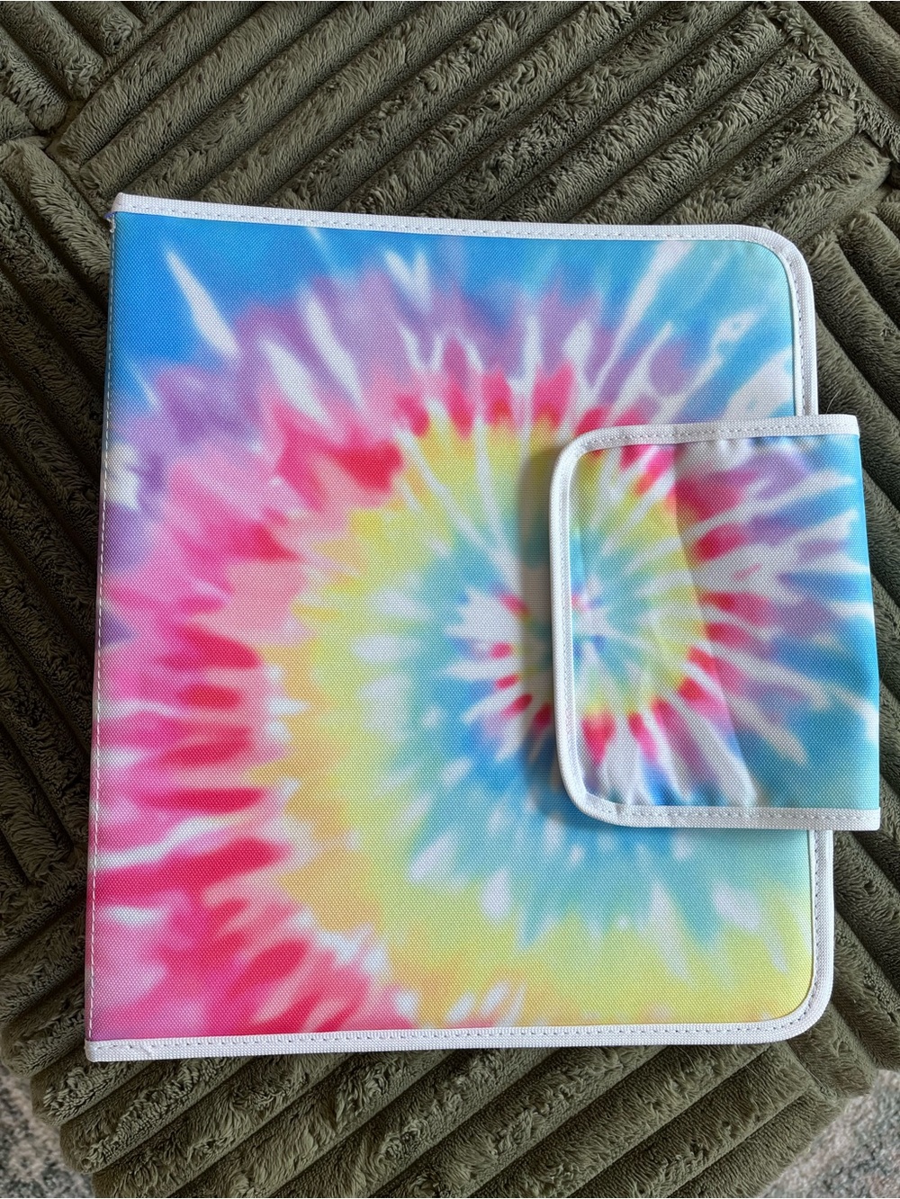 Colorful Tie-Dye Binder from Pottery Barn Teen - Great condition